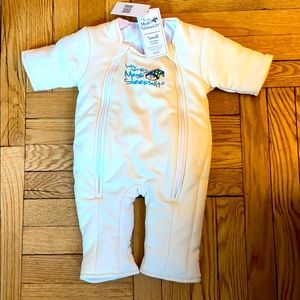 Baby Merlin Magic Sleepsuit in cream (3-6 mos)